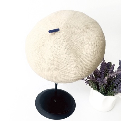 辛西娅帽子秋冬新款保暖贝雷帽日系韩版inf风染色画家帽文艺百搭