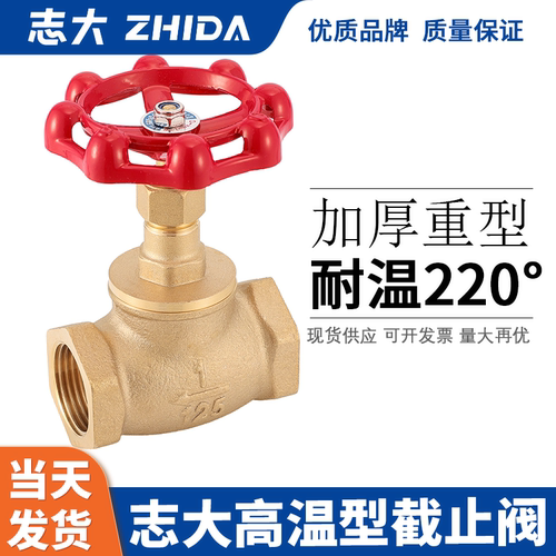 志大蒸汽截止阀高温G型大流量