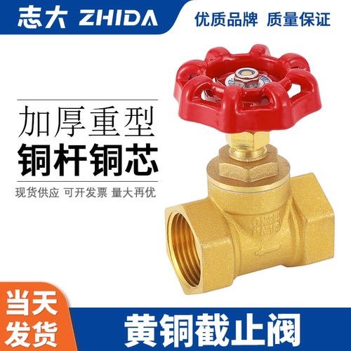 ZHIDA黄铜截止阀耐高温