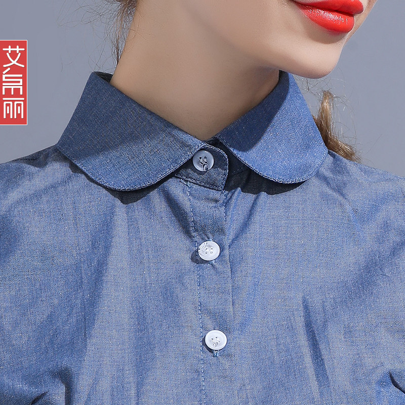 COTTON DENIM FAKE COLLAR VERSATILE FAKE COLLAR KOREAN WHITE SHIRT COLLAR AUTUMN AND WINTER SHIRT FAKE COLLAR DECORATIVE ACCESSORIES COLLAR