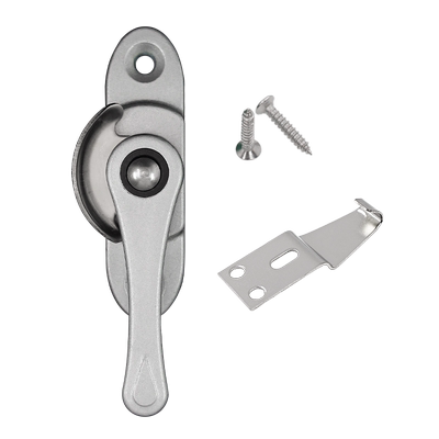 小双向月牙锁铝合金推拉门窗钩锁