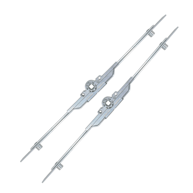 溢溢隆 老式塑钢窗传动器外推窗传动杆 平开窗执手锁配件锁扣锁点