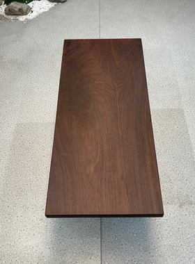 北美黑胡桃大板 整板 全方147*64*5书桌阳台小茶桌小餐桌