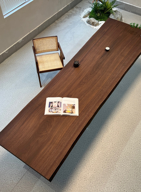 北美黑胡桃大板 独板 自然边325*107-91-89*5.9