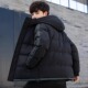 潮牌宽松加厚保暖羽绒棉服外套男装 秋冬季 连帽棉衣男士 上衣棉袄子