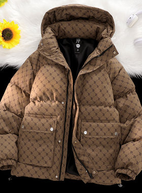加厚羽绒棉服青少年冬天百搭上衣