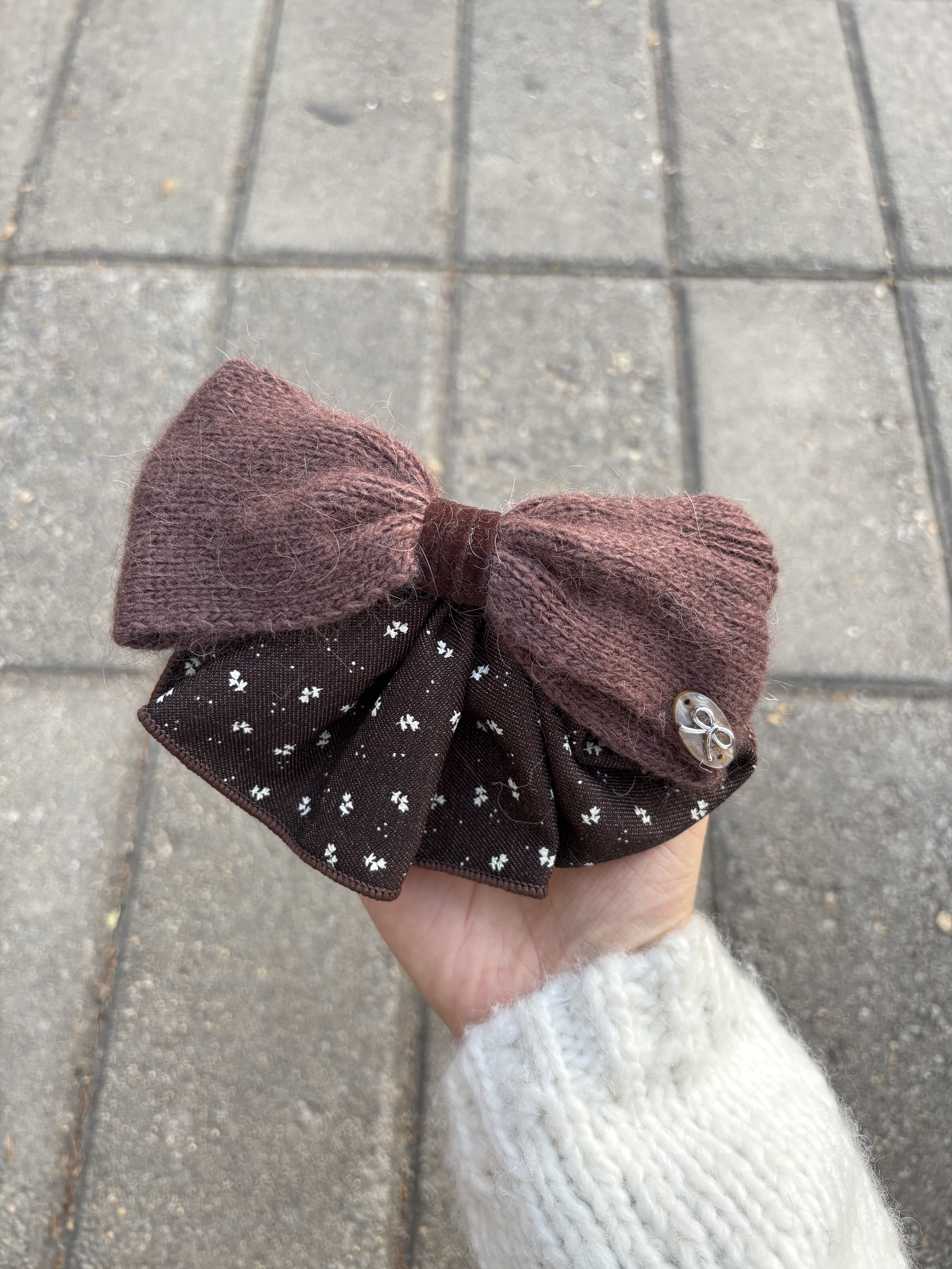 咖色针织拼接编织毛线针织蝴蝶结发圈头绳发夹抓夹对夹,饰品/流行首饰/时尚饰品新,发饰,淘宝优惠券,粉丝福利购,淘宝优惠卷