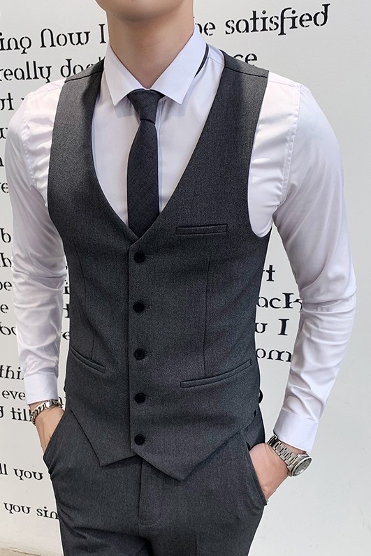 秋冬新款西装马甲时尚西服小坎肩伴郎正装礼服M805-P50,男装西服套装,星座1012