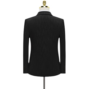 假模图西服套装男三件套断续条纹西装礼服新郎上班商务820-P260图片