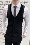 西装马甲男韩版修身职业正装西服坎肩1012-M805-P55，男装西服套装，星座1012
