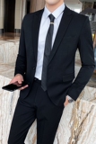 商务西装男套装两件套英伦修身西服新郎结婚礼服1012-LJT803，男装西服套装，星座1012