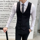 秋冬新款西装马甲时尚西服小坎肩伴郎正装礼服M805-P50，男装西服套装，星座1012
