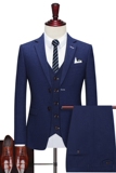 西装男套装三件套修身西服跑量款P185上衣95马甲40裤子50-SJT839，男装西服套装，星座1012