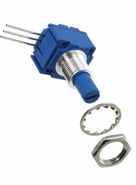 91A1A-B24-D15L【POT 10K OHM 1/2W PLASTIC LOG】