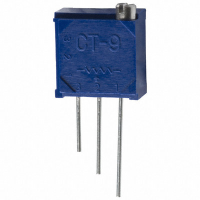 CT-9EW104【TRIMMER 100K OHM 0.5W PC PIN TOP】