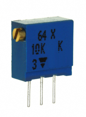 M64X103KB40【TRIMMER 10K OHM 0.5W PC PIN SIDE】
