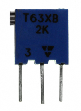 T63XB202KT20【TRIMMER 2K OHM 0.25W PC PIN SIDE】