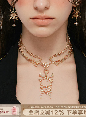 蝶骨系列项链小众轻奢高级choker