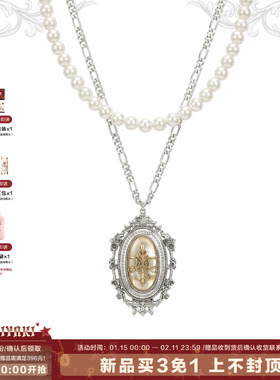【01.15 20:00开卖】SUMIYAKI 鎏金系列复古珍珠项链双层锁骨链女