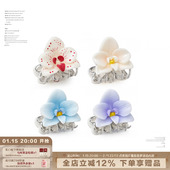 SUMIYAKI Coconut Girl蝴蝶兰可降解树脂3d发夹情侣礼物生日礼物