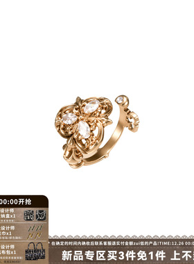 复古做旧高级开口戒指女