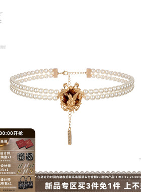 SUMIYAKI琥珀天使系列珍珠项链