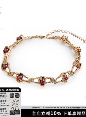 SUMIYAKI金色项链锁骨链