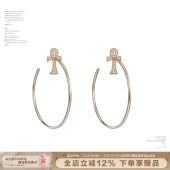 大耳圈女 显瘦显脸小 SUMIYAKI 满钻安卡十字架耳环