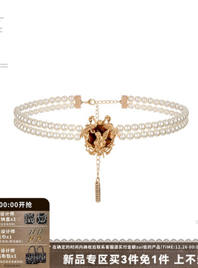 SUMIYAKI琥珀天使系列珍珠项链