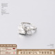 SUMIYAKI 熔岩方块系列 ice冰块珍珠戒指开口设计女生小众高级感