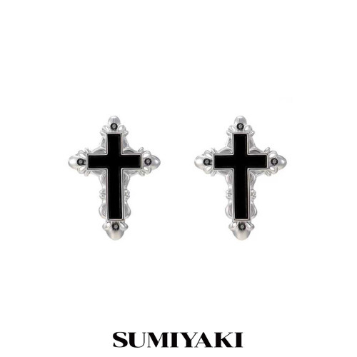 SUMIYAKI十字架复古高级感耳环
