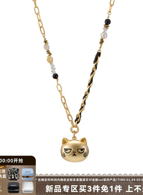 猫咪长款毛衣链圣诞礼物