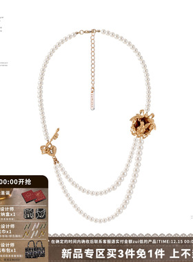 SUMIYAKI琥珀天使珍珠长款项链