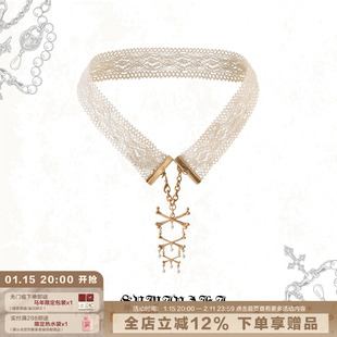 SUMIYAKI 蝶骨·共生系列蕾丝复古风项链小众轻奢高级choker女