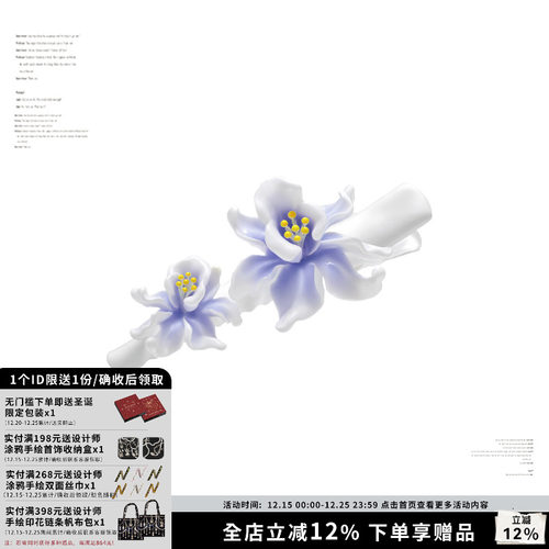 SUMIYAKI Coconut Girl 丨紫鸢尾发夹包出片发饰礼物闺蜜情侣礼物