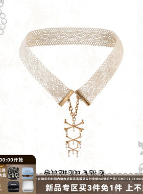 SUMIYAKI蕾丝复古项链choker