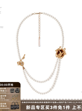 SUMIYAKI琥珀天使珍珠长款项链