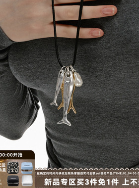 年年有鱼纳福项链新年叠戴女