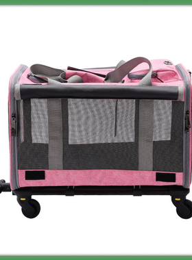 宠物拉杆箱大号猫包外出便携折叠狗包猫咪出门用品中小型犬笼猫笼