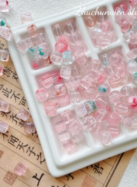 其他+亚克力+晕染仿玉石+材料
