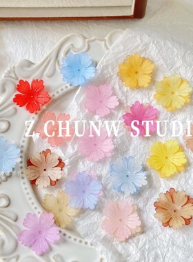 春日清新磨砂雾面质感花朵