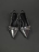 性感后绊带后空单鞋 尖头包头凉鞋 「学姐风」2025新款 得足少女