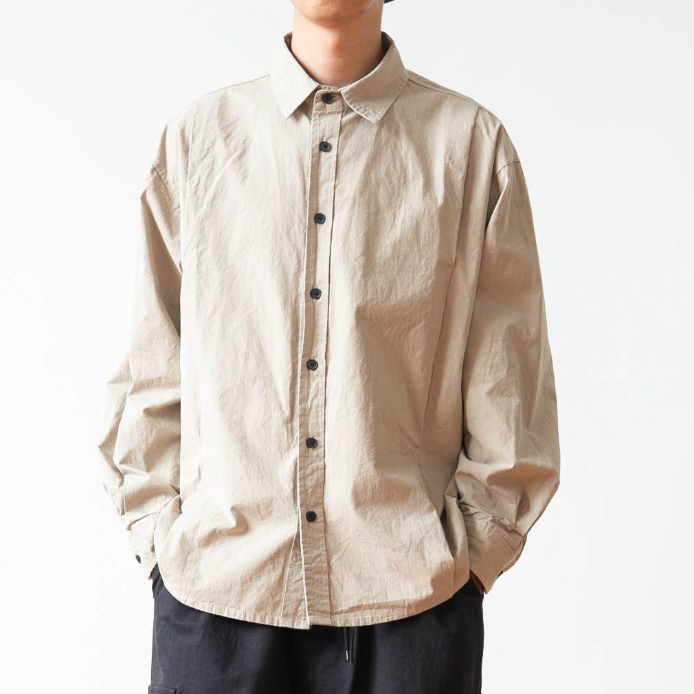 立体剪裁宽松百搭长袖衬衫