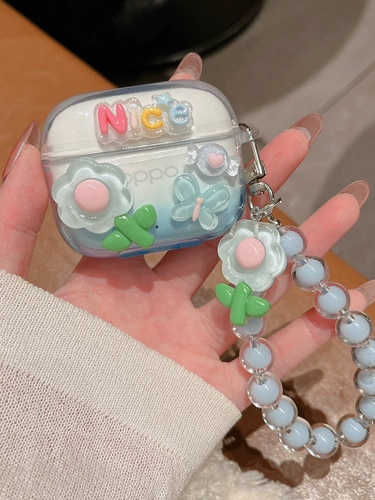 Oppo, трехмерные мультяшные совместимые наушники, защитный чехол, милая прозрачная цепь, модель R4, модель R4, модель R4, bluetooth, градиент