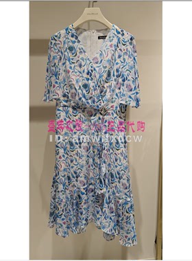 Koradior珂莱蒂尔桑蚕丝连衣裙KF10428V0专柜正品夏中长裙原4287