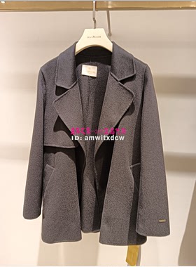 Koradior elsewhere珂思专柜正品冬季新款呢大衣绵羊毛外套原4989