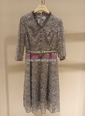 Koradior珂莱蒂尔连衣裙专柜正品春秋新款中长裙KF08701X2原3887