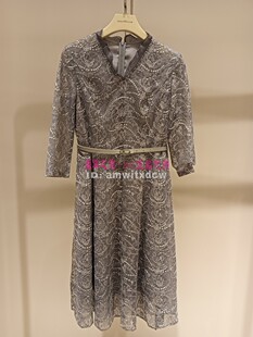 Koradior珂莱蒂尔连衣裙专柜正品春秋新款中长裙KF08701X2原3887