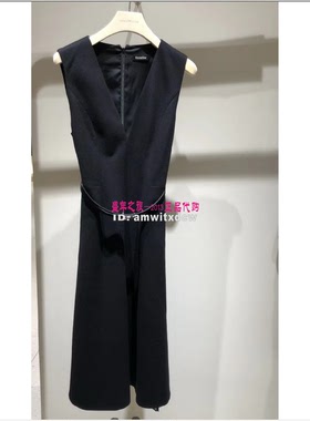 Koradior珂莱蒂尔连衣裙KF11385W0专柜正品秋冬新款中长裙原3287