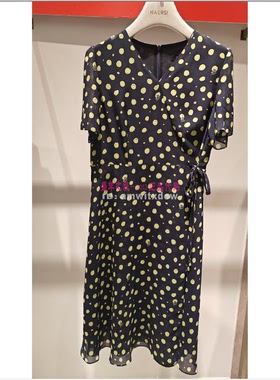 NAERSI娜尔思专柜正品夏季新款连衣裙简约中裙NF08817M8原2990